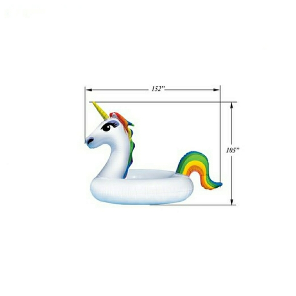 Play Day - Giant Unicorn Pool Float - Picture 4 of 4